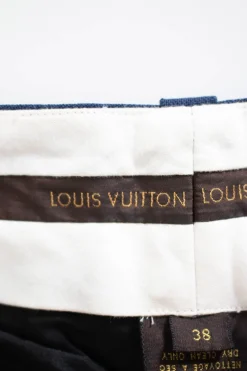 Navy straight pants