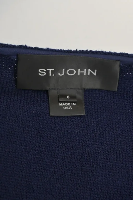 Navy wool-blend ponte-knit plunge neck peplum tailored jacket and pull-on pencil skirt suit set
