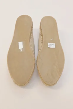 Neutral GG Supreme canvas and raffia slip-on espadrilles