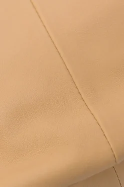 Neutral leather Double Knot shoulder bag
