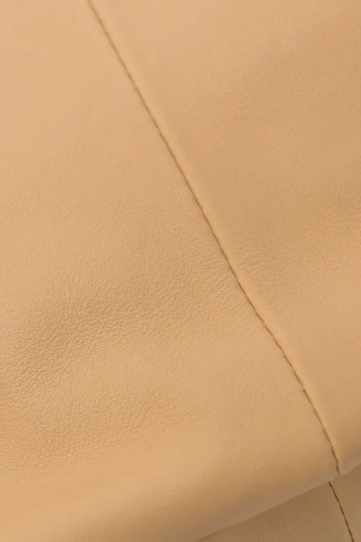 Neutral leather Double Knot shoulder bag