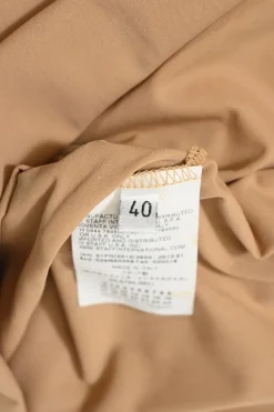 Nude polyamide-blend stretch jersey jewel neck second skin cap sleeve bodysuit