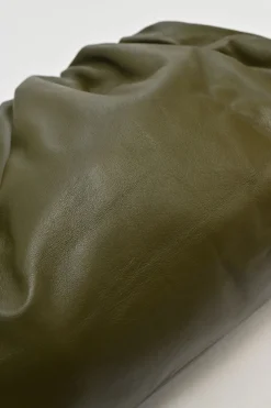 Olive Calfskin 'The Pouch' bag