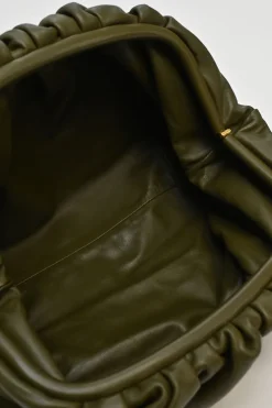 Olive Calfskin 'The Pouch' bag