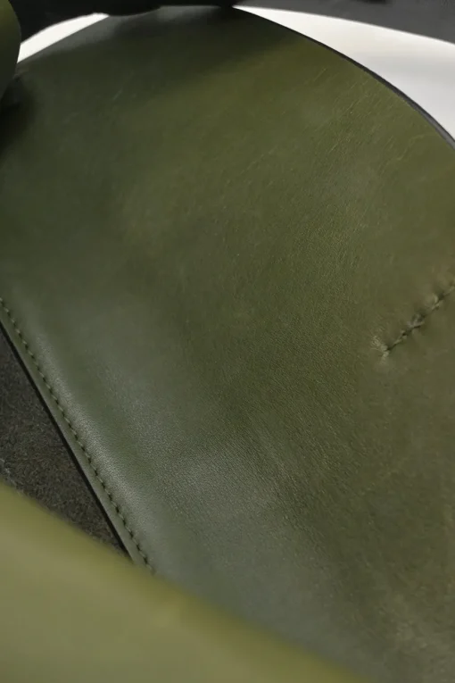 Olive green box calf calf leather 2020 Trifolio shoulder bag