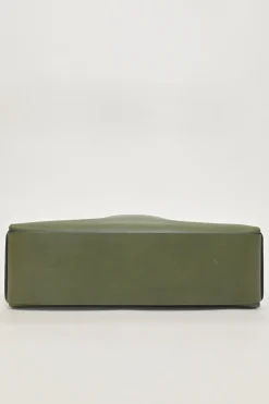 Olive green box calf calf leather 2020 Trifolio shoulder bag