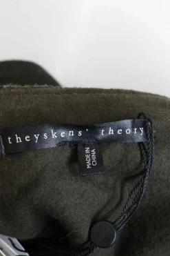 olive green mini skirt