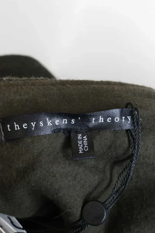 olive green mini skirt