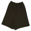 Olive Green Quilted Shorts