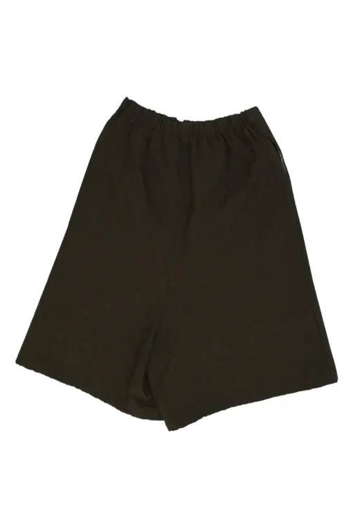 Olive Green Quilted Shorts