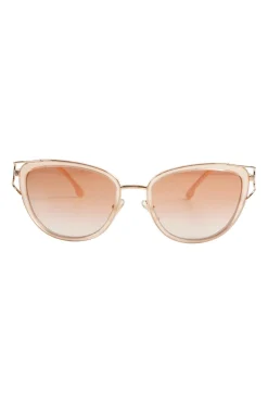 Opal pink / Rose gold semi cat eye shaped sunglasses MOD 2203