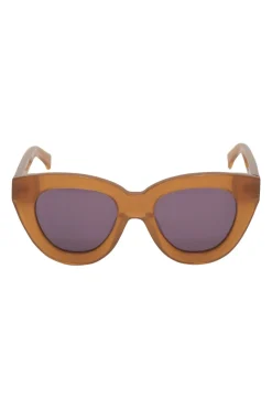Orange and purple acetate and polycarbonate Anytime cat-eye sunglasses