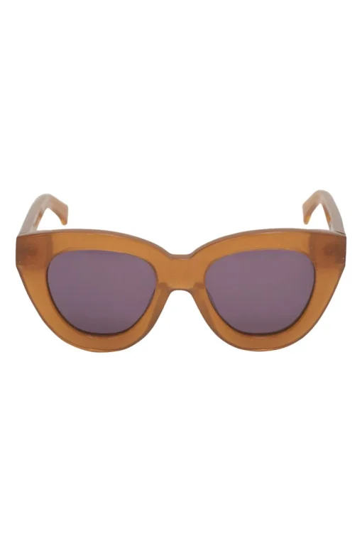 Orange and purple acetate and polycarbonate Anytime cat-eye sunglasses