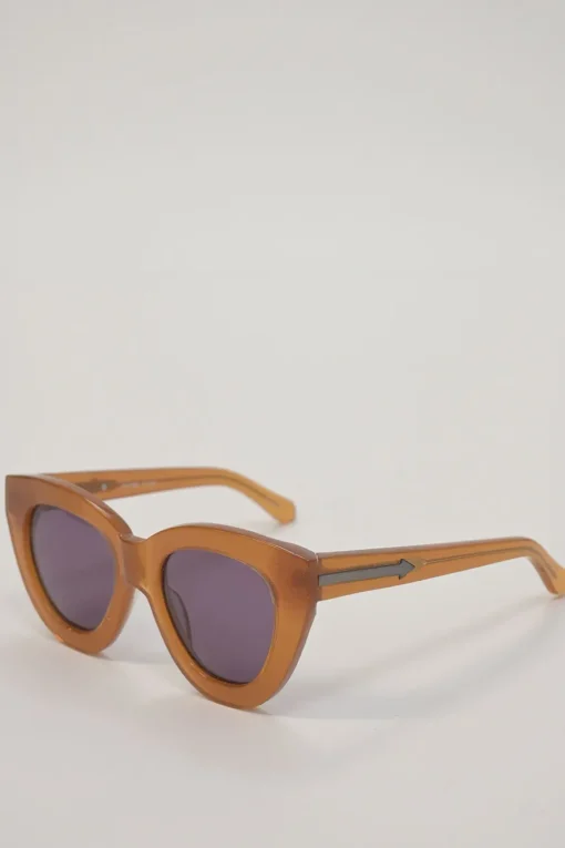 Orange and purple acetate and polycarbonate Anytime cat-eye sunglasses