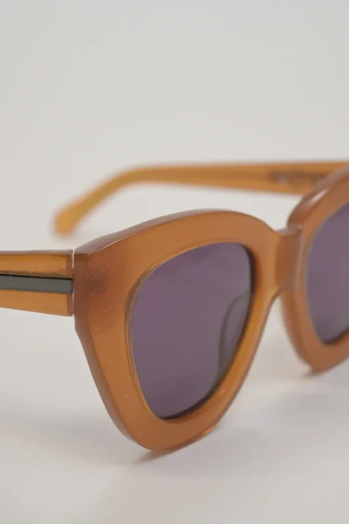 Orange and purple acetate and polycarbonate Anytime cat-eye sunglasses
