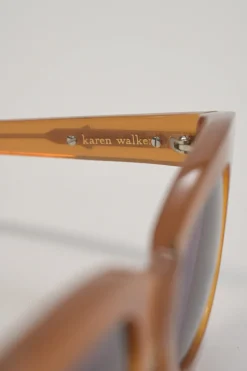 Orange and purple acetate and polycarbonate Anytime cat-eye sunglasses