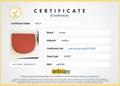 Orange Heel Calfskin Leather Clutch Bag