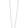 Palladium-plated silver-tone metal and pink enamel Pop H solitaire pendant necklace with lobster clasp closure