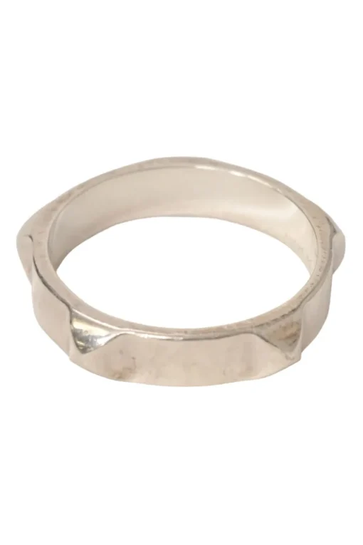 Palladium-plated sterling silver Mini Clous ring