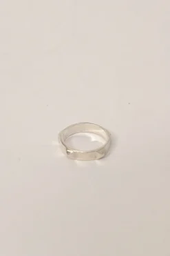 Palladium-plated sterling silver Mini Clous ring