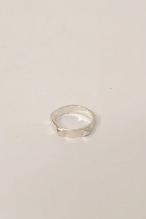 Palladium-plated sterling silver Mini Clous ring