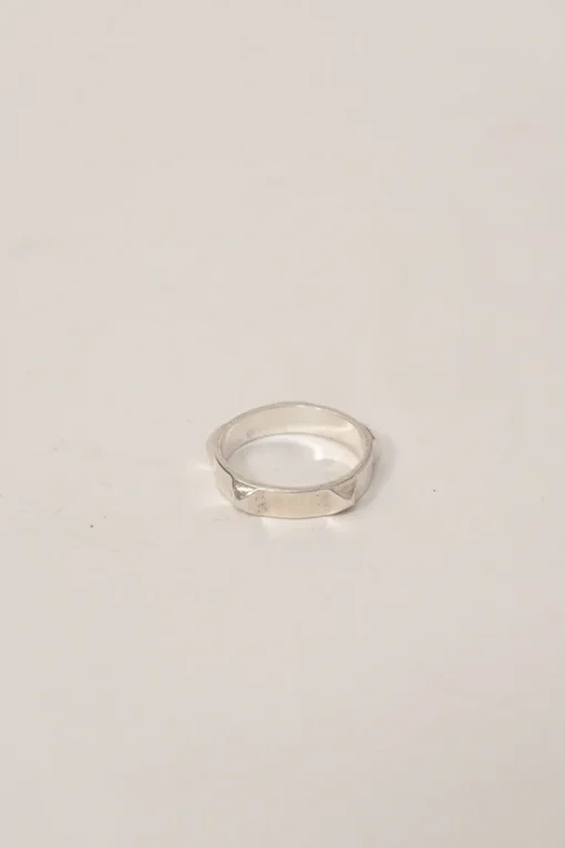 Palladium-plated sterling silver Mini Clous ring
