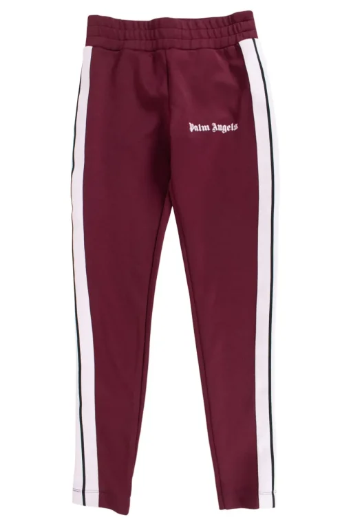 Palm Angels two piece set. Top is cropped zipped hoody top with front pocket.