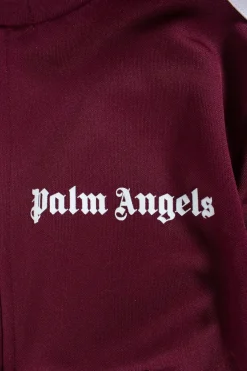 Palm Angels two piece set. Top is cropped zipped hoody top with front pocket.