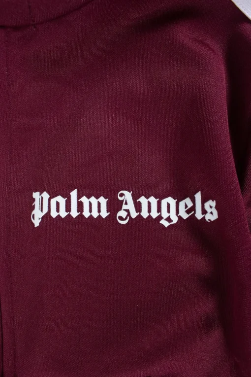 Palm Angels two piece set. Top is cropped zipped hoody top with front pocket.