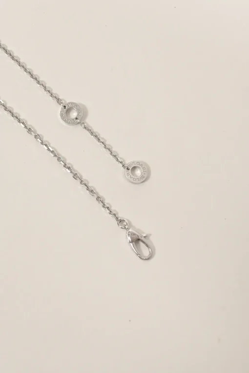Pavé-set 1.15 CTTW diamonds on 18-Karat white gold Divas' Dream solitaire pendant necklace with lobster clasp closure