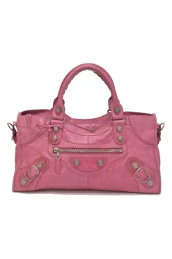 Pink aged calfskin The Giant Part Time two-way bag