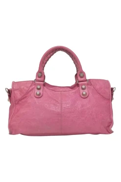 Pink aged calfskin The Giant Part Time two-way bag