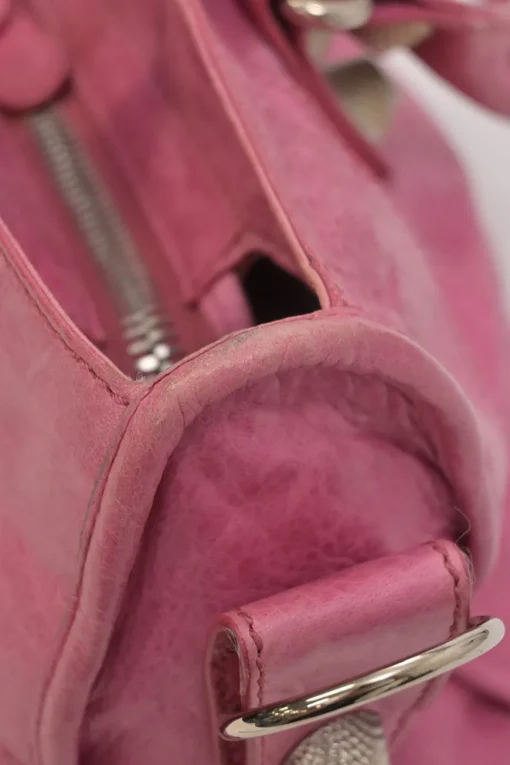 Pink aged calfskin The Giant Part Time two-way bag