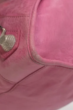 Pink aged calfskin The Giant Part Time two-way bag