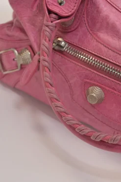 Pink aged calfskin The Giant Part Time two-way bag
