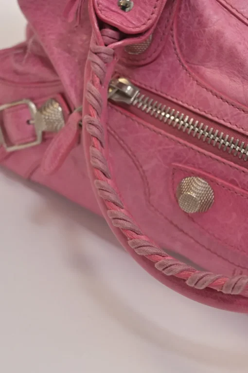 Pink aged calfskin The Giant Part Time two-way bag