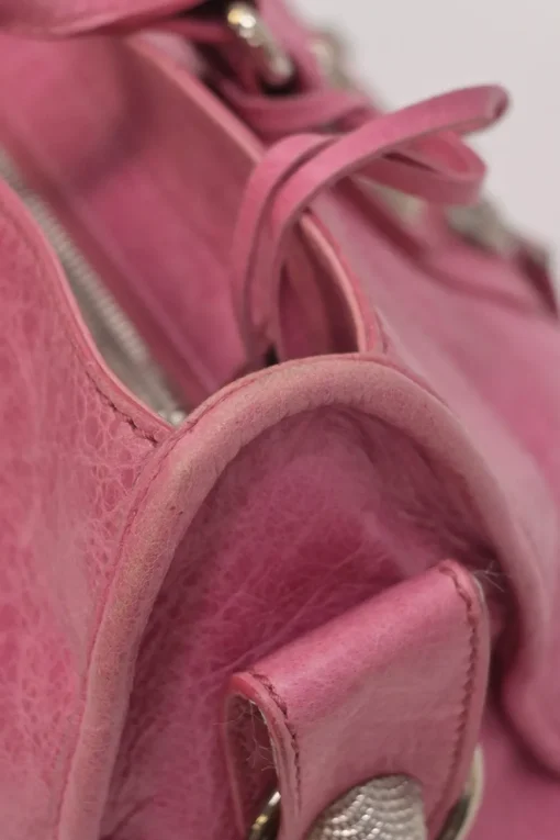 Pink aged calfskin The Giant Part Time two-way bag