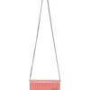 Pink candy bubble wrap acrylic envelop shoulder bag