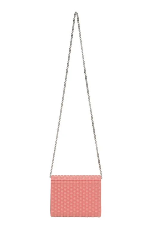 Pink candy bubble wrap acrylic envelop shoulder bag