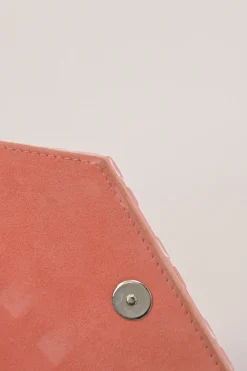 Pink candy bubble wrap acrylic envelop shoulder bag