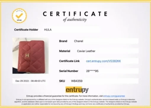 Pink Caviar Leather Classic Small Flap Wallet