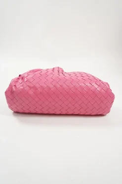 Pink Intrecciato 'The Pouch' Clutch Bag