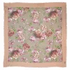 Pink semi-sheer modal-silk blend GG Blooms shawl scarf