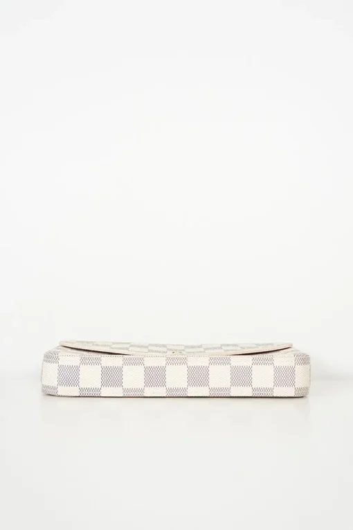 Pochette Félicie in Damier Azur canvas