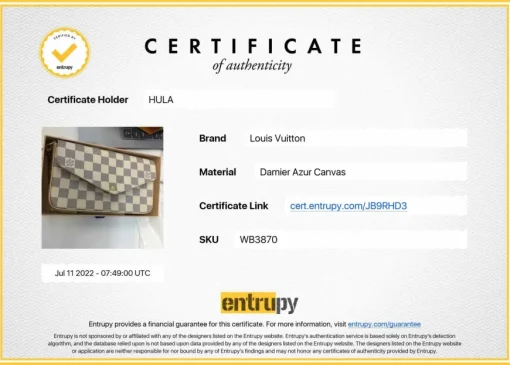 Pochette Félicie in Damier Azur canvas