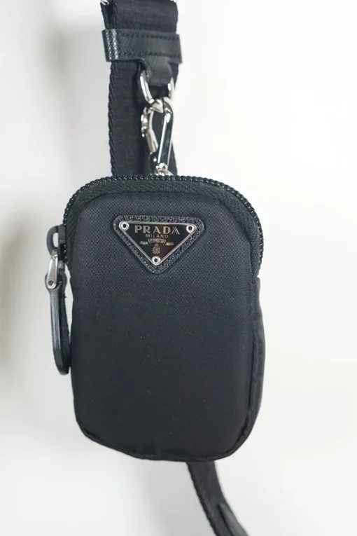 Prada black re-edition 2005 nylon bag