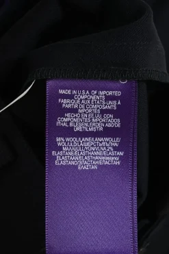 Purple Label navy blue stretch-wool twill mid-rise jogger trousers