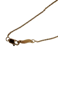 "Nazar" bracelet Cast from 18k yellow gold with  pavé 0.02 white diamond