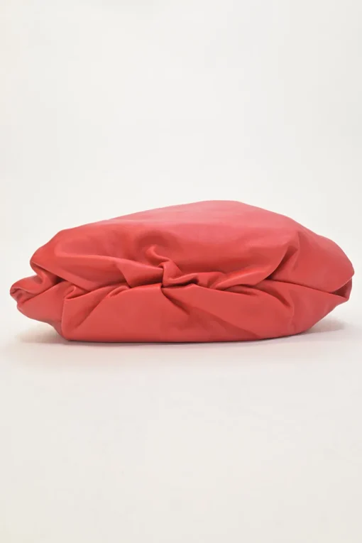 Red lambskin leather Bulb shoulder bag