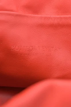 Red lambskin leather Bulb shoulder bag